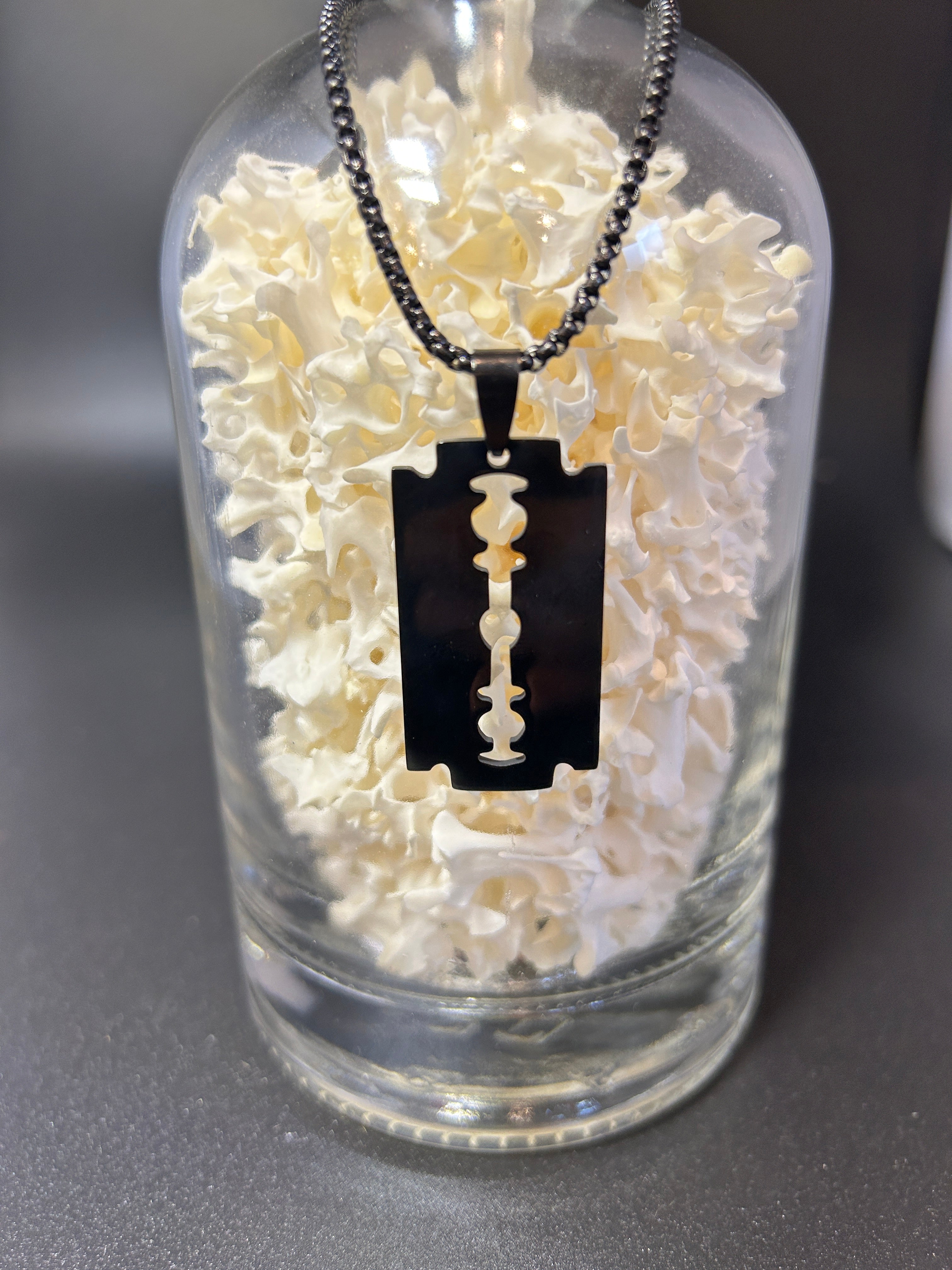 Stainless Steel Black Razor – Twisted Edge Magazine